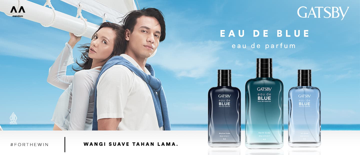 GATSBY Eau De Blue Wewangian Terbaik Terinspirasi Dari Warna Biru