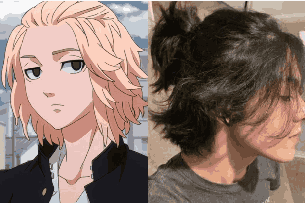 Half Up Haircut Anime